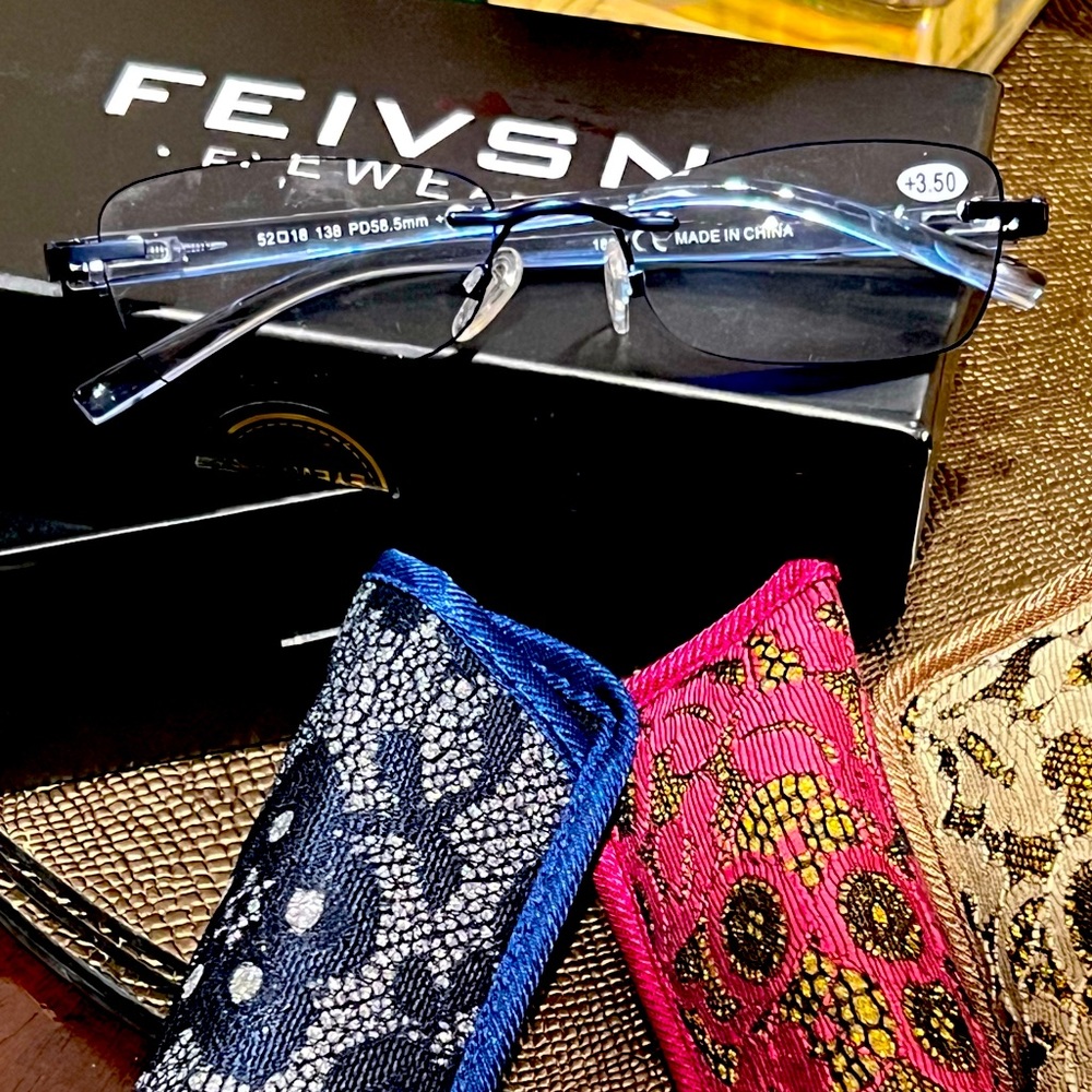 Brand New in Box 3 Readers 3.50 FEIVSN EYEWEAR